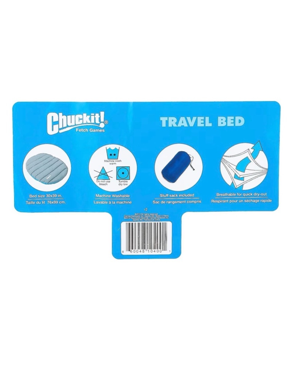 ChuckIt Travel Pet Bed - Unused - DISC SHIPPING - Picture 4 of 9